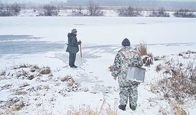Внимание: лед! - Первый лед - Газета Рыбак - Рыбака №16/2015